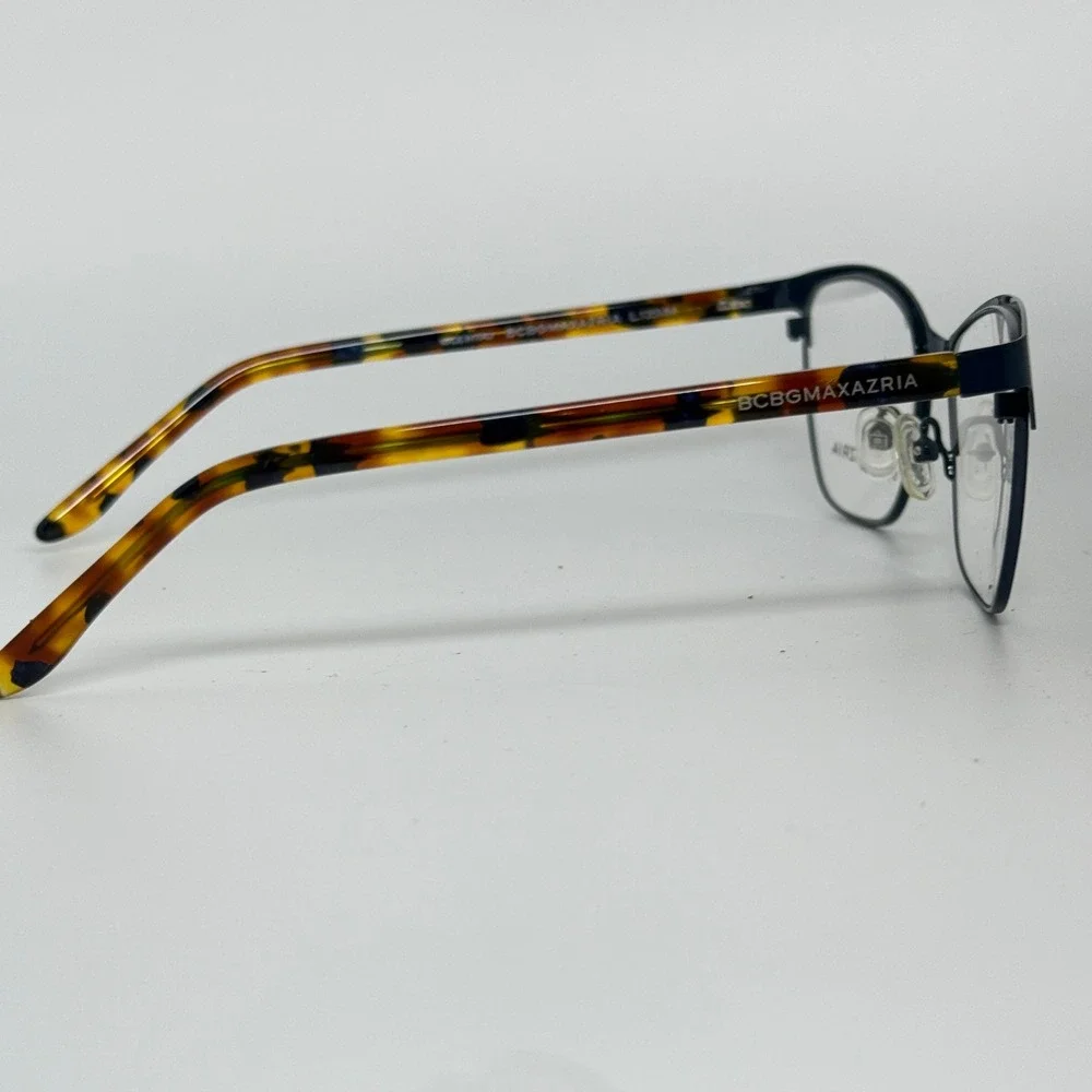 BCBGMAXAZRIA QUINN NAVY Eyeglasses Frames 53 16 135 MM Made In Italy Women 21315
